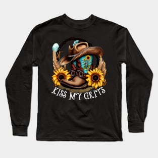 Kiss My Grits Long Sleeve T-Shirt